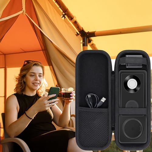 Premium Khanka Hard Travel Case for Anker Foldable 3-in-1 Wireless Charging Station – Shockproof Protection for Qi2 Certified 15 W Ultra-Fast Charger – Lightweight & Compact Design for Ultimate Portability – Ideal Storage Solution for On-the-Go Charging Needs – Stylish Black Case for Enhanced Compatibility and Durability
