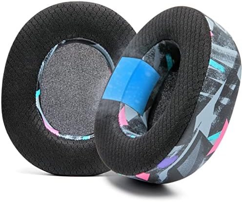 Experience Ultimate Comfort with WC Freeze Nova Pro Wireless Cooling Gel Earpads for Arctis Nova Pro – Exclusive 90’s Black Design, Enhanced Durability & Sound Isolation, Tailored Fit for Gamers Seeking Maximum Performance and Prolonged Play Sessions