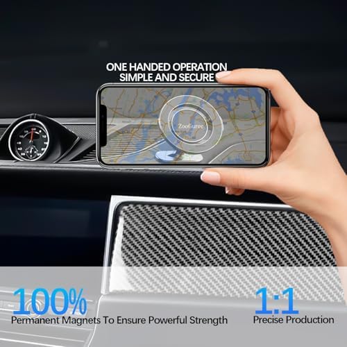 Revolutionary Mag Safe Car Phone Holder – 360° Rotatable Magnetic Mount with 20+ Super Strong Magnets for Unmatched Stability – Seamless Compatibility with i Phone 15/14/13/12 Pro Max/Plus/Mini – Effortless Adjustability & Tool-Free Installation for Any Smartphone