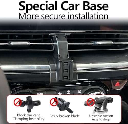 Elevate Your Driving Experience with the Chevy Trax 2024/2025 Car Phone Holder Mount – Premium Smartphone Bracket for Enhanced Safety and Convenience – Adjustable Viewing Angles, Durable Construction, Effortless Tool-Free Installation, Perfectly Fits All Mobile Devices for Seamless Navigation