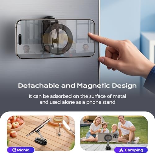 Revolutionary 360° Magnetic Car Phone Holder – Versatile Suction Mount for All Mag Safe Devices – Ultimate Convenience for Drivers, Fitness Enthusiasts, and Beauty Applications – Experience Superior Stability with Innovative Vacuum Technology – Compact and Foldable Design for Easy Portability – Seamlessly Navigate Hands-Free While Ensuring Maximum Safety and Comfort on the Road