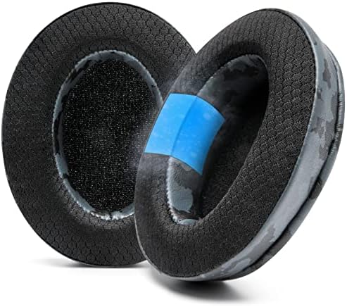 Upgrade Your Arctis Nova Experience with WC Freeze Cooling Gel Earpads – Optimal Comfort and Enhanced Sound Isolation for Pro Wired, Nova 7, 5, 4, 3, 1 Headsets – Designed by Wicked Cushions | Black | Superior Hybrid Fabric Technology for Long Gaming Sessions