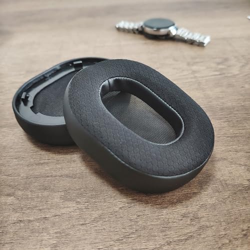 Upgrade Your Gaming Comfort with Premium Replacement Earpads for Plantronics RIG 500 PRO HX/HA/HC – Superior Black Memory Foam & Cotton for Unmatched Durability and Breathability – Ideal for Long Gaming Sessions
