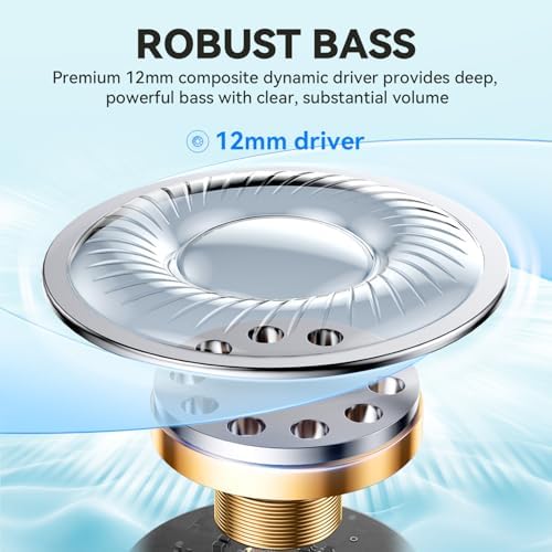 Elevate Your Sound Journey with Ear Fun Air Life Bluetooth 5.4 Wireless Earbuds – Featuring 12 mm Deep Bass Drivers, AI ENC for Superior Call Clarity, 35-Hour Battery Life, 30 Custom EQ Options, Comfortable Fit, Fast Charging, and IPX5 Water Resistance in a Striking Violet Design for Audiophiles and Everyday Users