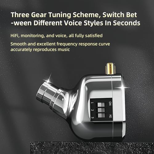 QKZ ODING Wired Earbuds – Superior Hi-Fi Dual Magnetic Coil Earphones with Custom Sound Profiles for Immersive Deep Bass, Ergonomic Fit for Maximum Comfort, Exceptional Noise Isolation, Ultra-Lightweight Design Ideal for Gamers & Music Aficionados, Versatile Device Compatibility in Elegant Silver Finish