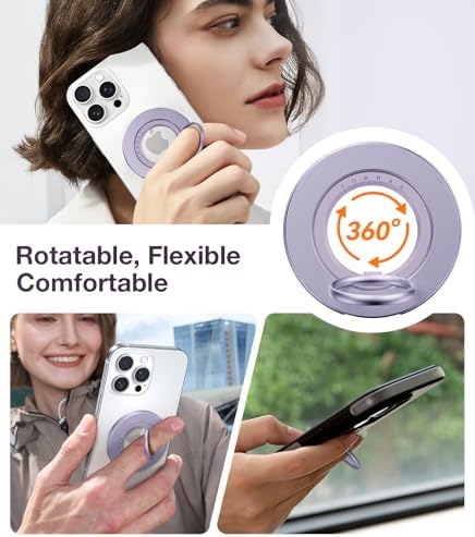 Elevate Your Mobile Experience with TORRAS 2025 Upgrade Dual-Ring Mag Safe Phone Grip Holder in Desert Titanium Gold – Ultimate Compatibility for i Phone 16/15/14/13/12/11, Samsung & Google Devices, Innovative Magnetic Kickstand for Effortless Hands-Free Viewing and Enhanced Stability