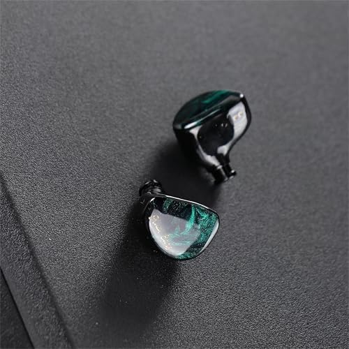 Linsoul Kiwi Ears Cadenza IEMs – Premium 10 mm Beryllium Dynamic Driver Earbuds with 3 D Printed Comfort, Detachable 0.78 2 Pin Cable, and Striking Green Design – Exceptional Sound Precision for Audiophiles and Musicians Seeking Unparalleled Listening Experiences