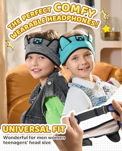 Ultimate Kids Bluetooth Headphones for Safe and Stylish Listening – Versatile Wired Playback Option with Volume Limiting Technology – Durable and Lightweight Design for Travel, School, and Home Use – Adjustable Headband for Customized Comfort – Compatible with Kindle, Tablets, and Cell Phones – Perfect for Boys and Girls