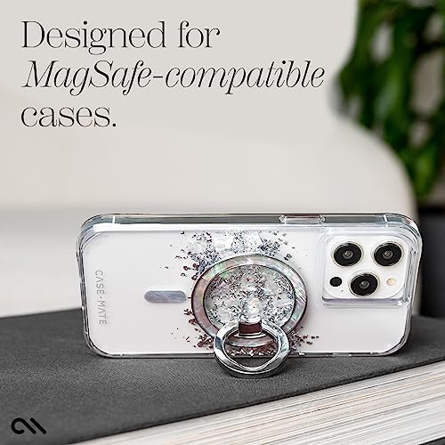 Elevate Your i Phone Experience with the Case-Mate Twinkle Diamond Magnetic Phone Ring Holder – Stylish Mag Safe Grip & Stand for i Phone 16 Pro Max, 15 Pro Max, 14, 13, 12 & Samsung S25 Ultra – Effortless One-Handed Use with Enhanced Security and 360° Rotation – Collapsible Design for On-the-Go Convenience – Compatible with All Mag Safe Devices – Transform Your Phone into a Fashion Statement – No Residue, Easy Removal, and 1-Year Warranty for Ultimate Peace of Mind