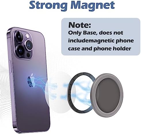 Frosted Magnetic Pop Socket Holder for i Phone 15, 14, 13, 12 – Stylish Mag Safe-Compatible Phone Grip Stand for Enhanced Stability and Effortless Selfies – Lightweight, Durable, and Perfect for Streaming