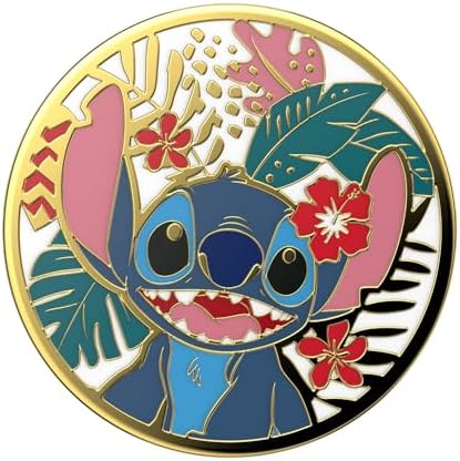 Stylish Lilo & Stitch Pop Socket Grip with Kickstand – Versatile One-Handed Phone Holder for Seamless Use and Enhanced Compatibility across Devices – Effortless Style and Functionality in a Durable Accessory for i Phone, Samsung, and More – Perfect for Wireless Charging and Swappable Designs – Ideal Anti-Drop Solution for Everyday Convenience