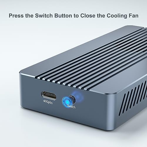 Experience Lightning-Fast Storage with ACASIS 40 Gbps M.2 NVMe SSD Enclosure – Thunderbolt 4/3 & USB4 Compatible, Tool-Free Setup for M-Key B+M SSDs (2280/2260/2242/2230) – Perfect for Video Editing, Gaming, and Large File Transfers – Durable Design for Optimal Heat Dissipation & Long-Lasting Performance – Elevate Your Device with High-Speed Data Transfer and Enhanced Compatibility