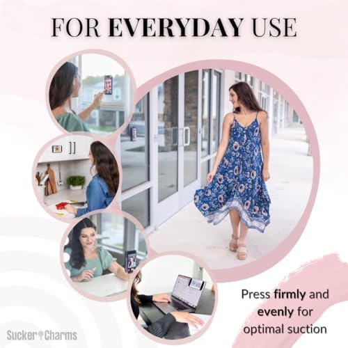 Lavender Fizz Silicone Phone Mount – Versatile Hands-Free Suction Holder for i Phone & Android – Ideal Tik Tok Filming & Video Call Accessory – Secure, Removable Grip for Effortless Mobile Use – Stylish & Functional Design for On-the-Go Convenience
