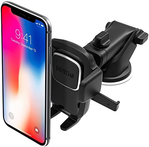 i Ottie Easy One Touch Signature CD Slot Car Phone Holder – Universal Smartphone Mount for i Phone, Google, Samsung, and More – Enhanced Stability, 360-Degree Viewing Angles, Quick One-Touch Access for Safe Driving