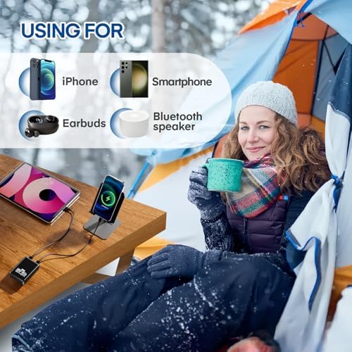 Ultimate 10,000 m Ah Dual USB Power Bank for Heated Clothing – Fast Charging Portable Battery Pack for Jackets, Vests, and More – Stay Warm and Connected Anywhere!