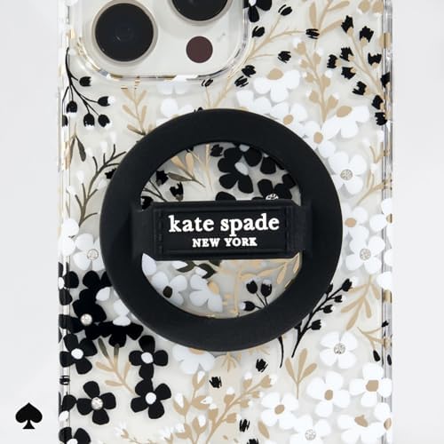 Transform Your Mobile Experience with the kate spade new york Tortoiseshell Magnetic Phone Ring Grip & Stand – Stylish, Removable & Mag Safe Compatible for Ultimate Convenience and Secure Handling