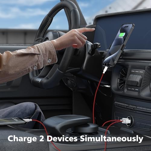 High-Performance Car Charger for One Plus Devices – Super VOOC 120 W & 100 W Fast Charging Adapter with 65 W Warp Charger, USB-C Compatibility, 3.3 FT Cable, LED Display for Real-Time Monitoring – Perfect for One Plus 13, 12, Nord Series & More