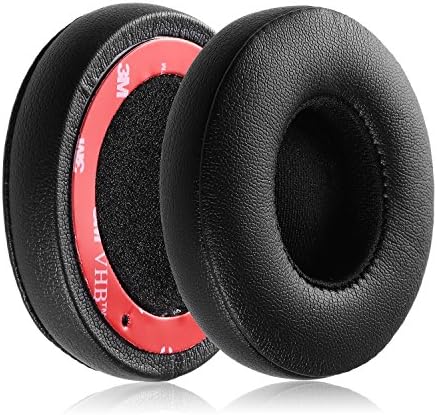 Upgrade Your Beats Solo2 Wired Headphones with JARMOR’s Premium Protein Leather & Memory Foam Earpads – Perfect Replacement Cushion Pads for Enhanced Comfort and Sound Isolation – Black Color, Ideal for Long Listening Sessions, Easy Installation, Exclusive Fit for Beats Solo2 (Not Compatible with Solo 2.0/3.0 Wireless) – Elevate Your Audio Experience Today!