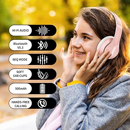 Transform Your Listening Experience: Glynzak Premium Wireless Over-Ear Headphones with 65-Hour Playtime, Hi-Fi Stereo Sound, and Custom EQ Settings – Perfect for Travel, Gaming, and Daily Use