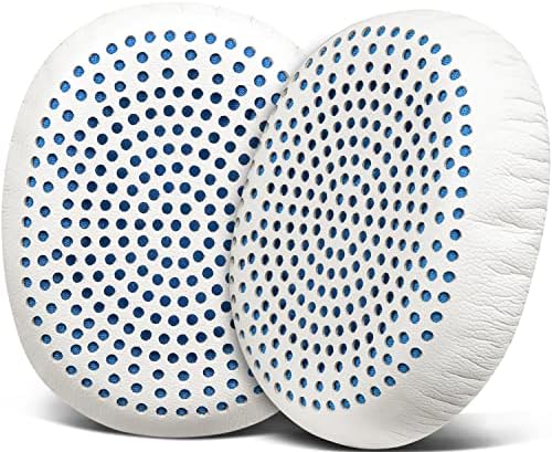 SOULWIT Premium Earpads for Skullcandy Riff/Riff2 – Ultra-Comfort Noise Isolation Cushions with Soft Leather Finish – Effortless Installation & Modern White Design for Enhanced Audio Experience