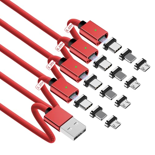 Maximize Your Device Charging Potential with the ZBF Magnetic 3-in-1 Cable Set – Rapid 3 A Power Delivery, 480 Mbps Data Sync, and Effortless Magnetic Connectors for USB-C, i Phone, and Micro USB Compatibility – Durable Multi-Length Options Perfect for Home, Office, and Travel Use