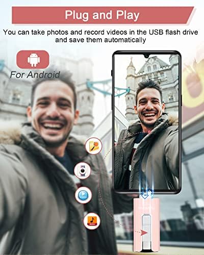 Sunany 512 GB High-Speed USB Flash Drive – Stylish Pink Memory Stick for Seamless Compatibility with Phones, Tablets, and PCs – Effortless Data Management for Photos, Videos, and More!