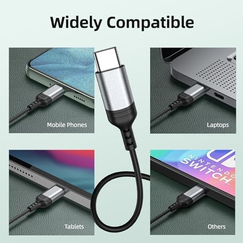 Discover Unmatched Sound with USB C Wired Earbuds – Premium Noise Cancelling Earphones for Samsung S24, S23 Ultra, and i Phone 16 Pro Max – Enhanced Microphone, Convenient Volume Control, and Magnetic Design for Ultimate Portability and Crystal-Clear Audio Quality Across All Devices