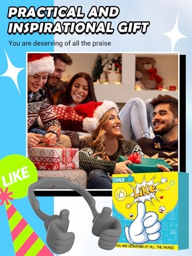 Cell Phone Stand Thumbs Up Lazy Phone Stand – Phone Holder 2025 College Graduation Gifts for Her Him Cellphone iPhone Stand for Desk Birthday Gifts for Teens Girls Boys Adults Women Men Wife – Enhanced Compatibility and Speed