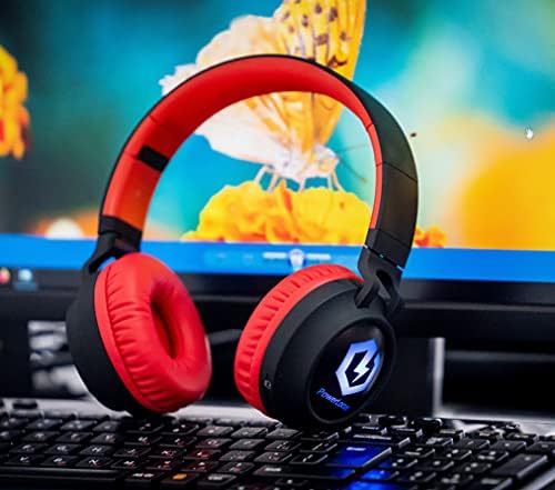 Kid-Friendly Bluetooth Headphones with LED Lights – Safe 85 d B Volume Limit for Young Ears, Foldable Design for Travel Ease, Micro SD Card Playback, Integrated Mic for Calls – Perfect Wireless Audio for Kids’ Adventures and Learning