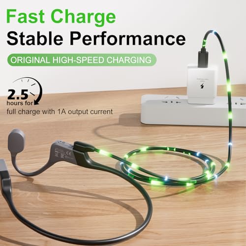 Charging Cable Compatible with SHOKZ OpenSwim Pro S710,Open-Ear Headphones Magnetic USB 4-Pin Charger Cord Cable for Shokz OpenSwim Pro S710(2Pack, 3.3ft) – Enhanced Compatibility and Speed