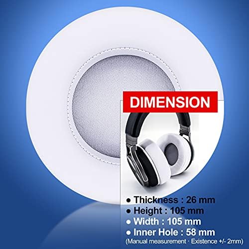 Virtuoso XT Memory Foam Ear Pad Replacement for RGB Wireless SE XT Headset – Superior Comfort, Enhanced Sound Isolation, and Long-lasting Durability (Black) – Perfect Fit for Gamers and Audiophiles