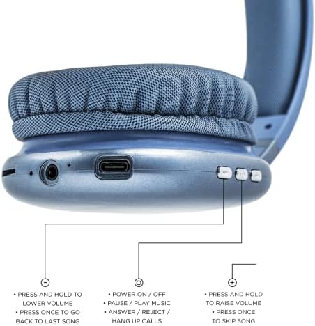 i Joy Ultra Wireless Bluetooth Headphones – Premium Noise-Canceling Over-Ear Comfort with 10-Hour Playtime, Integrated Mic, SD Card Slot, and Wired Backup – Stylish Green Design for Exceptional Audio Clarity and Immersive Listening Experience