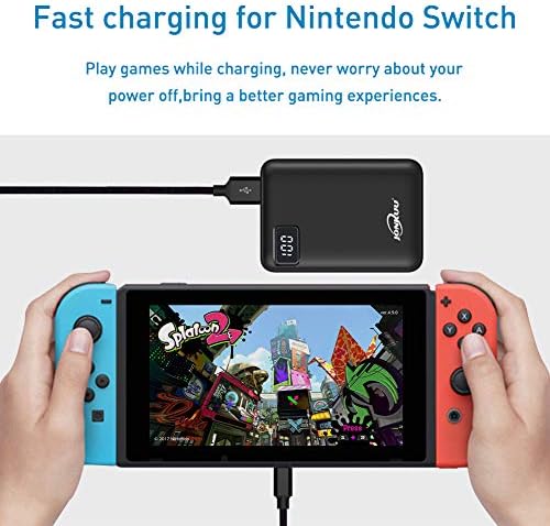 Compact 10000 m Ah Fast Charging Power Bank for Heated Vests and Jackets – Quick Charge USB C Portable Charger for i Phone 16, 15, 14, Android, Tablets & Nintendo Switch – Reliable Battery Pack for Outdoor Adventures and Daily Use