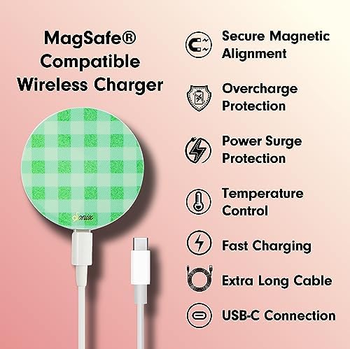 Sonix x Sanrio Hello Kitty & Care Bears Magnetic Mag Safe Charger for i Phone 12-16 Series | 6.5 ft USB-C Fast Wireless Charging Cable | Stylish, Playful, and Efficient Power Solution for Your Device