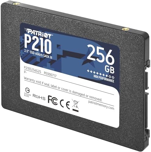 Transform Your Computing with Patriot Memory P210 128 GB SATA III SSD – Ultra-Fast 2.5 Inch Internal Drive for Gamers and Creative Professionals Seeking Unmatched Performance and Reliability
