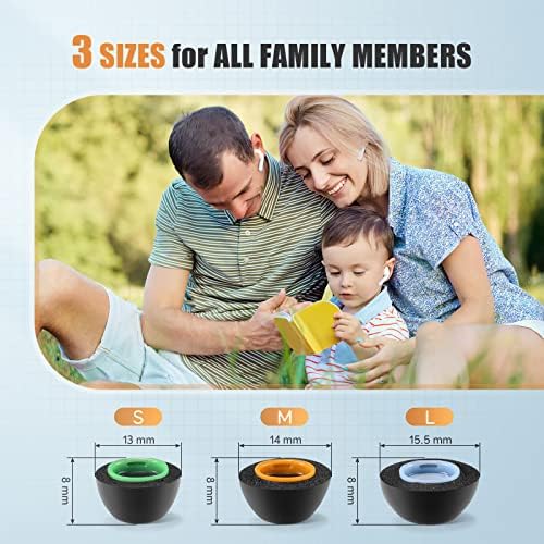 Transform Your Air Pods Pro 1 & 2 Experience with Premium Memory Foam Ear Tips – Ultimate Comfort, Noise Isolation & Anti-Slip Design for Enhanced Listening – 3 Pairs (S/M/L, Black) with Dust Mesh Protection – Ideal for Active Use & Everyday Listening