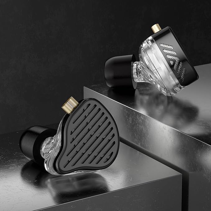 KZ ZSN Pro Hybrid In-Ear Earbud Headphones – High-Fidelity Audio with Dynamic Driver & Balanced Armature, Stylish Metal Faceplate, Detachable Cable for Custom Connectivity – Perfect for i Phone & Android Use, Ideal for Fitness & Everyday Listening (Blue, No Mic)