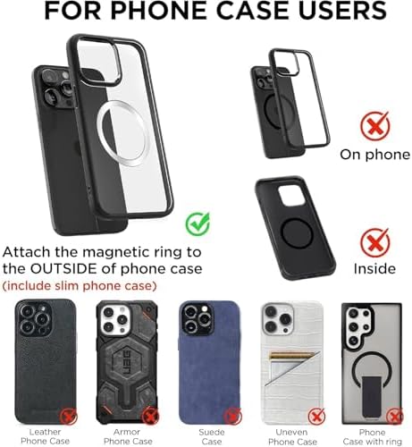 2026 Premium 360° Magnetic Phone Mount – Ultra-Strong Suction Cup Holder for i Phone & Android – Sleek Mag Safe-Compatible Design for Secure Hands-Free Navigation in Vehicles & Gyms – Elevate Your Mobile Experience with Unmatched Stability and Versatility