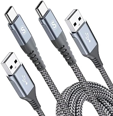 MAXGROUP USB Type C Charger Cable Trio | Durable Nylon Braided Charging Cords (10 ft, 6.6 ft, 3.3 ft) for i Phone 15, 16 Pro Max, Samsung Galaxy S Series & More | Fast Charging & Universal Compatibility for Home, Office & Travel | Enhanced Durability & Flexibility