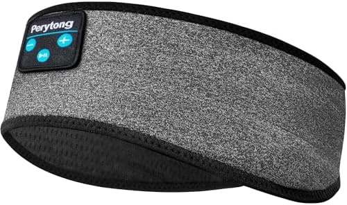 Ergonomic Bluetooth Sleep Headphones: Wireless Sports Headband with Hi-Fi Stereo Sound for Ultimate ASMR Relaxation – Lightweight, Cozy Audio Solution for Men and Women, Perfect for Meditation and Restful Sleep