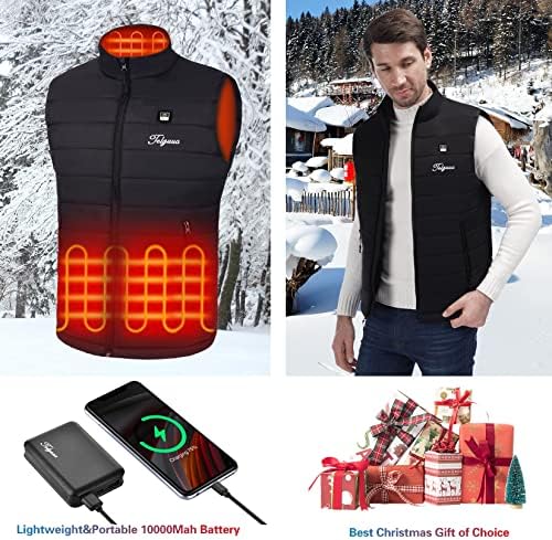 Telguua High-Capacity Power Bank for Heated Vests – Ultimate Portable Battery Pack with Fast Charging and Enhanced Safety Features for Outdoor Comfort