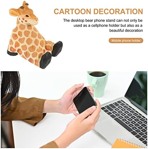 Mobile Phone Holder Telephone Stand Wooden Giraffe Cellphone Support Smartphone Holder for Desk Office Aceesorires – Enhanced Compatibility and Speed