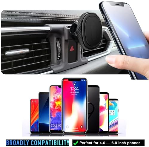 Mazda CX-5 Magnetic Phone Holder (2017-2024) – Premium Air Vent Mount for i Phone 16/15/14/13/12 Pro Max & All Smartphones – Effortless Installation, Optimal Compatibility, and Enhanced Safety for Hands-Free Navigation