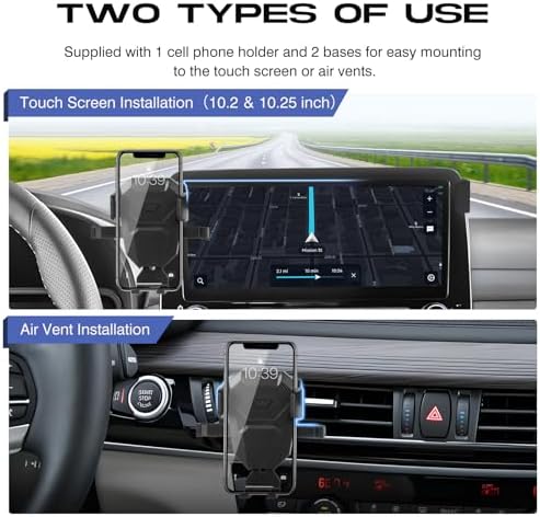 BMW X1 X2 X5 X6 Car Phone Holder – Adjustable Ultra-Stable Mount for 10.2-Inch Screens, Hands-Free Smartphone Stand for All Devices, Effortless Installation & Enhanced Driving Safety