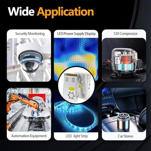 Versatile 24 V 60 W AC to DC Power Supply Adapter – High-Efficiency Converter for CCTV, RVs, LED Lighting, and Pumps – Universal Multi-Voltage Compatibility (110 V/120 V/220 V) for Consistent Performance in All Applications