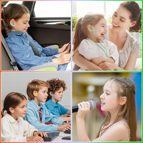 Classroom Audio Excellence: 30-Pack Colorful 3.5 mm Earbuds for Engaging Learning – Durable, Lightweight Headphones Designed for Kids and Adults – Maximize Focus with Superior Sound Clarity and Fun Interaction in Every Lesson