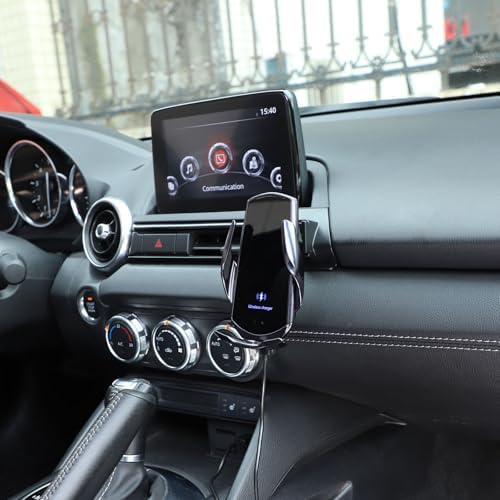 Mazda MX-5 ND 2016-2024 Air Vent Phone Holder Mount – Universal Smartphone Car Mount for Hands-Free Navigation and Communication, Quick Install, 360-Degree Adjustable Viewing Angle, Essential Driving Accessory for Enhanced Safety and Convenience