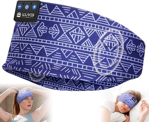 Ultimate Bluetooth 5.4 Sleep Headband Headphones – Designed for Side Sleepers, Unmatched Comfort for Active Lifestyles, Superior Sound Quality, Ergonomic Fit for Enhanced Relaxation, Ideal Tech Gift for Music and Podcast Enthusiasts