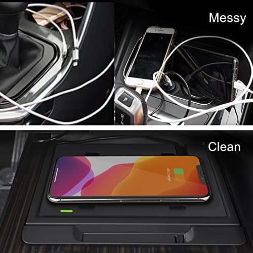 Upgrade Your Toyota Camry with the Ultimate Qi Wireless Charger – Custom Fit for 2018-2024 Models, Fast Charging Pad for XSE, SE, TRD, LE, XLE & Hybrid – Sleek Design, Easy Installation & Enhanced Safety Features