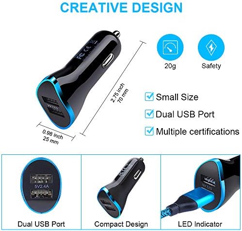Rapid Charge Car Adapter for Samsung Galaxy & Google Pixel Devices – Premium USB Type C Charger with Enhanced Safety Features for S25, S24, S23, A16 5 G, Pixel 9 & 8 Pro – Compact, Durable Design for On-the-Go Power Solutions